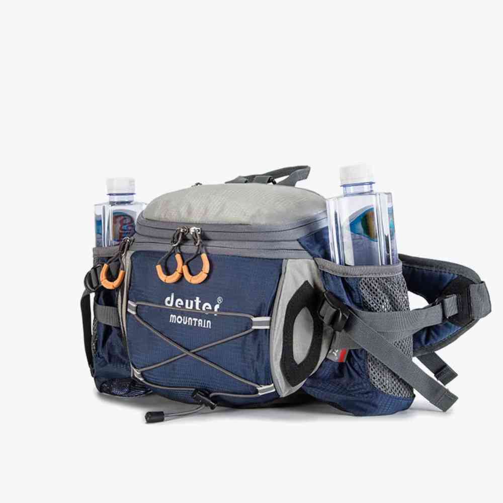 Pochete Cinto de Hidratação e Ombro 8L Multifuncional Aventura Azul e Cinza da loja urbanno 0003