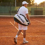 Raqueteira Head 3-6 Raquetes de Tênis com Compartimento para Sapatos Amarela da loja urbanno 00002