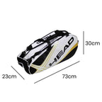 Raqueteira Head 3-6 Raquetes de Tênis com Compartimento para Sapatos Amarela da loja urbanno 00004