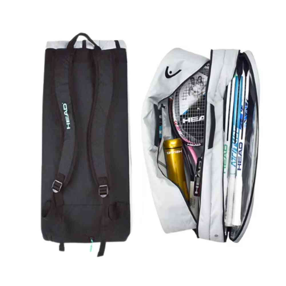 Raqueteira Head Tour Series CCT+ 6 Raquetes de Tênis Cinza da loja urbanno - 000