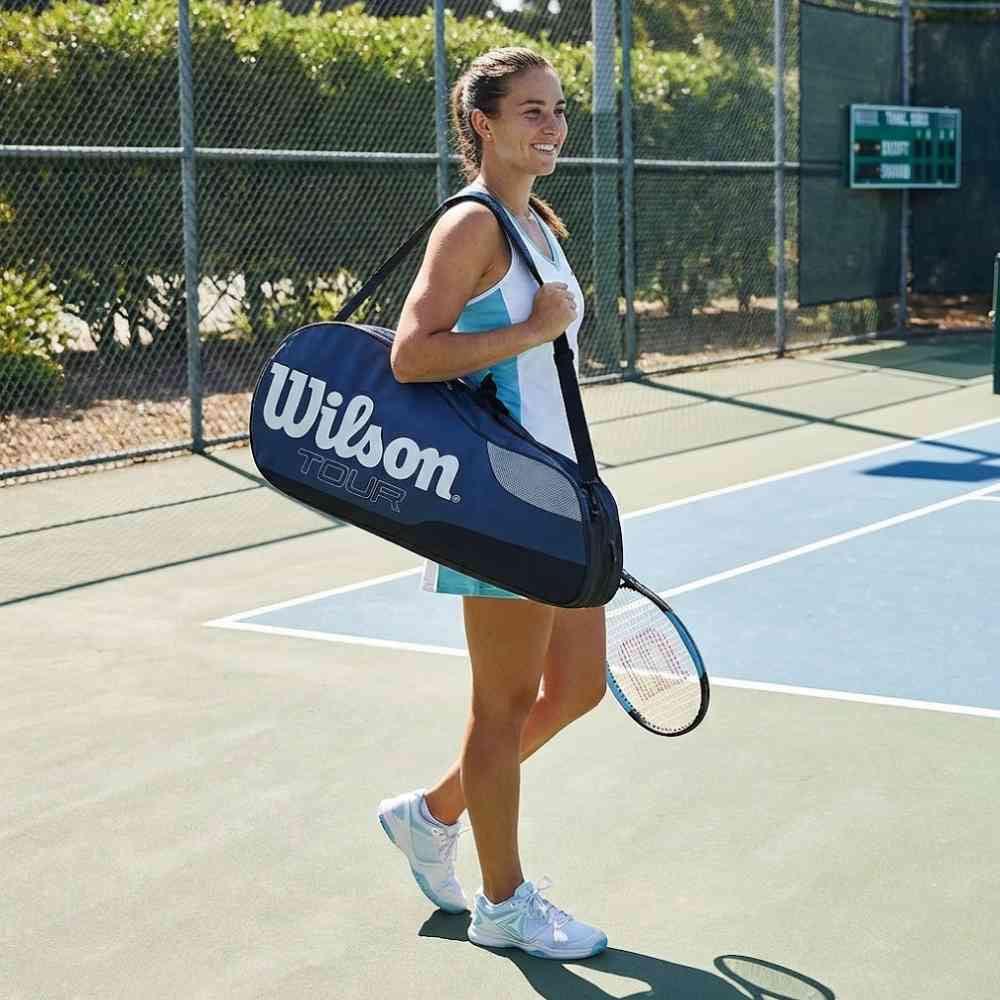 Raqueteira Wilson Tênis 6 Raquetes Azul da loja urbanno - 02