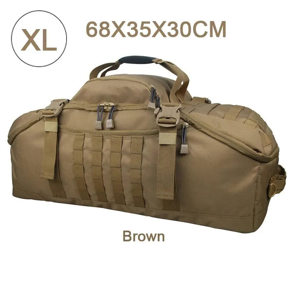 Bolsa de Academia Grande Tática 80L Multifuncional - Khaki
