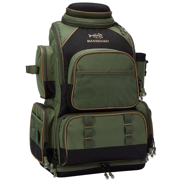 Mochila Pesca Bassdash Multifuncional Tática Impermeável Verde Oliva