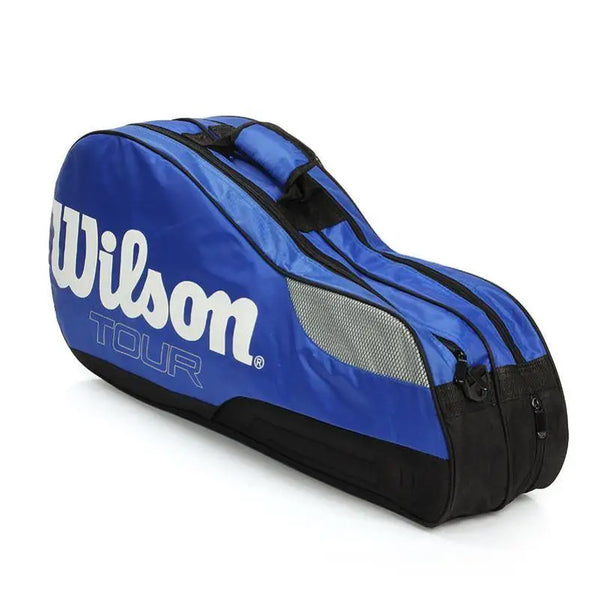 Raqueteira Wilson Tênis 6 Raquetes Azul