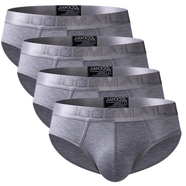 kit Cueca 4 PCS JOCKMAIL Cinza