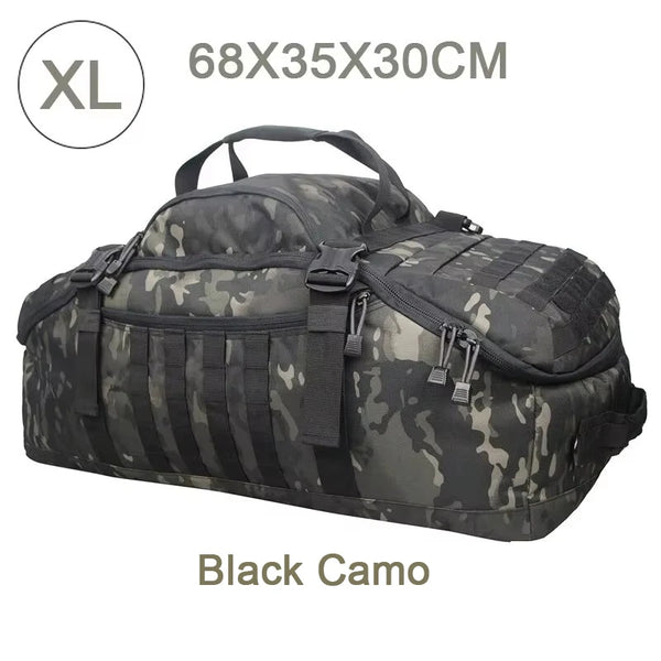 Bolsa de Academia Grande Tática 80L Multifuncional - Camuflado