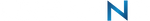 Logo da Urbanno em branco com a letra N em gradiente azul, para uso em fundos escuros.