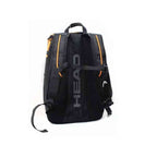 Mochila Raqueteira Head Preta e Laranja com Compartimento de Sapatos